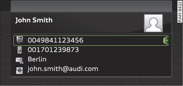 Fig. 219 Show contact details